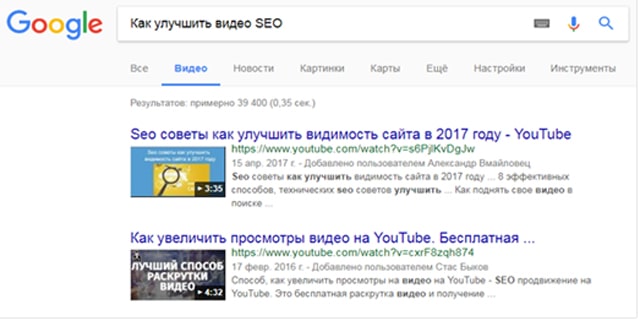 Как улучшить видео SEO